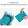 imageG4Free 15L Hiking Daypack Lightweight Travel Backpack Packable Outdoor Casual Foldable Shoulder Bag BlackPeacock Blue