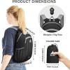 imageG4Free 16L Hiking Daypack Lightweight Packable Small Backpack for Travel Camping Outdoor Men WomenBlack