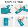 imageG4Free 16L Hiking Daypack Lightweight Packable Small Backpack for Travel Camping Outdoor Men WomenTeal Blue