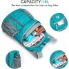imageG4Free 16L Hiking Daypack Lightweight Packable Small Backpack for Travel Camping Outdoor Men WomenTeal Blue