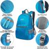 imageG4Free 20L Lightweight Packable Backpack Travel Hiking Daypack Foldable Backpack for Men WomenAblue
