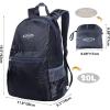 imageG4Free 20L Lightweight Packable Backpack Travel Hiking Daypack Foldable Backpack for Men WomenAdark Grey