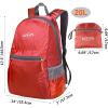 imageG4Free 20L Lightweight Packable Backpack Travel Hiking Daypack Foldable Backpack for Men WomenAdeep Red