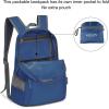 imageG4Free 20L Lightweight Packable Backpack Travel Hiking Daypack Foldable Backpack for Men WomenAmedium Blue