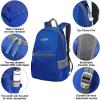 imageG4Free 20L Lightweight Packable Backpack Travel Hiking Daypack Foldable Backpack for Men WomenAnavy Blue