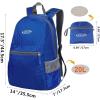 imageG4Free 20L Lightweight Packable Backpack Travel Hiking Daypack Foldable Backpack for Men WomenAnavy Blue