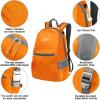 imageG4Free 20L Lightweight Packable Backpack Travel Hiking Daypack Foldable Backpack for Men WomenAorange
