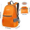 imageG4Free 20L Lightweight Packable Backpack Travel Hiking Daypack Foldable Backpack for Men WomenAorange