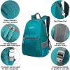 imageG4Free 20L Lightweight Packable Backpack Travel Hiking Daypack Foldable Backpack for Men WomenAteal