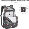 imageG4Free 20L Lightweight Packable Backpack Travel Hiking Daypack Foldable Backpack for Men WomenBflower Black