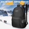 imageG4Free 20L Lightweight Packable Backpack Travel Hiking Daypack Foldable Backpack for Men WomenBlack Update