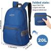 imageG4Free 20L Lightweight Packable Backpack Travel Hiking Daypack Foldable Backpack for Men WomenBteal