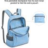 imageG4Free 20L Lightweight Packable Backpack Travel Hiking Daypack Foldable Backpack for Men WomenLight Blue