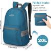 imageG4Free 20L Lightweight Packable Backpack Travel Hiking Daypack Foldable Backpack for Men WomenMedium Blue