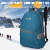 imageG4Free 20L Lightweight Packable Backpack Travel Hiking Daypack Foldable Backpack for Men WomenMedium Blue