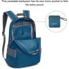 imageG4Free 20L Lightweight Packable Backpack Travel Hiking Daypack Foldable Backpack for Men WomenMedium Blue
