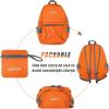 imageG4Free 20L Lightweight Packable Backpack Travel Hiking Daypack Foldable Backpack for Men WomenOrange