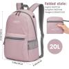 imageG4Free 20L Lightweight Packable Backpack Travel Hiking Daypack Foldable Backpack for Men WomenPink