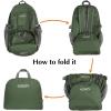 imageG4Free 40L Lightweight Packable Hiking Backpack Waterproof Travel DaypackArmy Green
