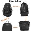 imageG4Free 40L Lightweight Packable Hiking Backpack Waterproof Travel DaypackBlack