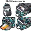 imageG4Free 40L Lightweight Packable Hiking Backpack Waterproof Travel DaypackBlue Leaf