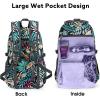 imageG4Free 40L Lightweight Packable Hiking Backpack Waterproof Travel DaypackBlue Leaf
