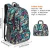 imageG4Free 40L Lightweight Packable Hiking Backpack Waterproof Travel DaypackBlue Leaf