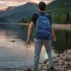 imageG4Free 40L Lightweight Packable Hiking Backpack Waterproof Travel DaypackDark Blue