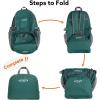 imageG4Free 40L Lightweight Packable Hiking Backpack Waterproof Travel DaypackDark Green