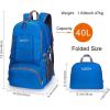 imageG4Free 40L Lightweight Packable Hiking Backpack Waterproof Travel DaypackNavy Blue