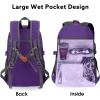 imageG4Free 40L Lightweight Packable Hiking Backpack Waterproof Travel DaypackPurple