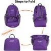 imageG4Free 40L Lightweight Packable Hiking Backpack Waterproof Travel DaypackPurple