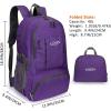 imageG4Free 40L Lightweight Packable Hiking Backpack Waterproof Travel DaypackPurple