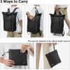 imageG4Free 40L Packable Backpack Waterproof Tote Bag Convertible Large Lightweight Hiking Backpack Travel Casual Daypack for Maen WomenBlackBlack