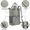 imageG4Free 40L Packable Backpack Waterproof Tote Bag Convertible Large Lightweight Hiking Backpack Travel Casual Daypack for Maen WomenBlackGrey