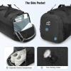 imageG4Free 45L60L 3Way Duffle Backpack Gym Bag with Wet Pocket ampamp Shoes Compartment Sports Travel Weekender Overnight Duffel BagDark Grey