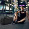 imageG4Free 45L60L 3Way Duffle Backpack Gym Bag with Wet Pocket ampamp Shoes Compartment Sports Travel Weekender Overnight Duffel BagDark GreyBlack