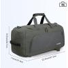 imageG4Free 45L60L 3Way Duffle Backpack Gym Bag with Wet Pocket ampamp Shoes Compartment Sports Travel Weekender Overnight Duffel BagGrey