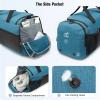 imageG4Free 45L60L 3Way Duffle Backpack Gym Bag with Wet Pocket ampamp Shoes Compartment Sports Travel Weekender Overnight Duffel BagPeacock Blue