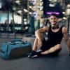 imageG4Free 45L60L 3Way Duffle Backpack Gym Bag with Wet Pocket ampamp Shoes Compartment Sports Travel Weekender Overnight Duffel BagPeacock Blue