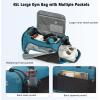 imageG4Free 45L60L 3Way Duffle Backpack Gym Bag with Wet Pocket ampamp Shoes Compartment Sports Travel Weekender Overnight Duffel BagPeacock Blue
