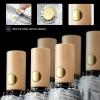 imageG4Free 46 Inch UPF 50 UV Protection Large Travel Umbrella with Wooden Handle 12 Fibreglass Ribs Super Windproof Sun Blocking Folding Umbrella Auto Open CloseBlack