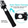 imageG4Free 47546268 Inch UV Protection Golf Umbrella Auto Open Vented Double Canopy Oversize Extra Large Windproof Sun Rain UmbrellasBlackSilver