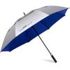 imageG4Free 47546268 Inch UV Protection Golf Umbrella Auto Open Vented Double Canopy Oversize Extra Large Windproof Sun Rain UmbrellasBlueSilver