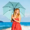 imageG4Free 47546268 Inch UV Protection Golf Umbrella Auto Open Vented Double Canopy Oversize Extra Large Windproof Sun Rain UmbrellasLake BlueSilver