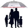 imageG4Free 47546268 Inch UV Protection Golf Umbrella Auto Open Vented Double Canopy Oversize Extra Large Windproof Sun Rain UmbrellasPinkSilver