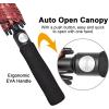imageG4Free 47546268 Inch UV Protection Golf Umbrella Auto Open Vented Double Canopy Oversize Extra Large Windproof Sun Rain UmbrellasRedBlack