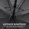 imageG4Free 47546268 Inch UV Protection Golf Umbrella Auto Open Vented Double Canopy Oversize Extra Large Windproof Sun Rain UmbrellasRoyal BlueBlack