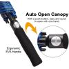 imageG4Free 47546268 Inch UV Protection Golf Umbrella Auto Open Vented Double Canopy Oversize Extra Large Windproof Sun Rain UmbrellasRoyal BlueBlack