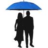 imageG4Free 47546268 Inch UV Protection Golf Umbrella Auto Open Vented Double Canopy Oversize Extra Large Windproof Sun Rain UmbrellasRoyal BlueBlack